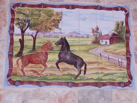 painel cavalos